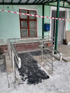 Перила из нержавеющей стали (инвалидный поручень) (Тула, ул. Плеханова, 201а)